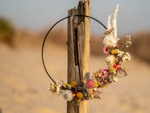 DIY-BOX FLOWER HOOP MET GEDROOGDE BLOEMEN